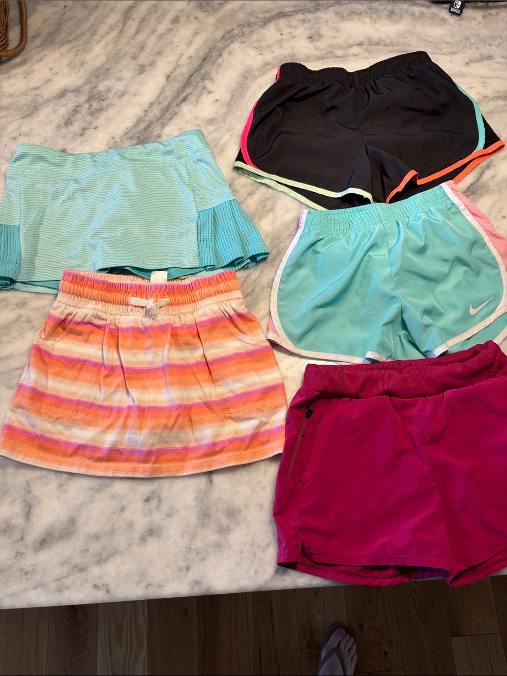 Nike Kids Shorts and Skorts - Black, Aqua, Pink, Coral, Mint